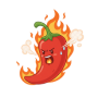Scorching hot pepper